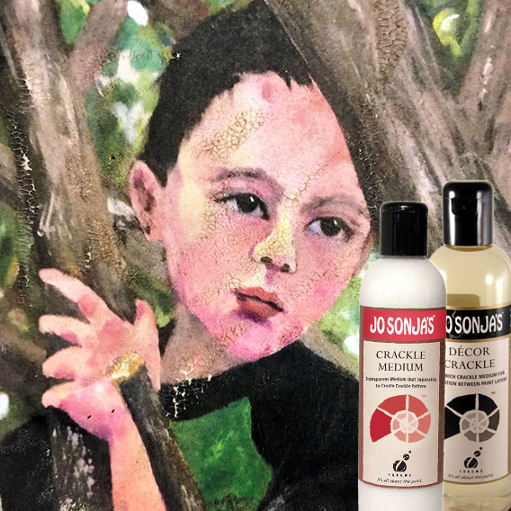 How to Crackle Chroma's Jo Sonja Australia